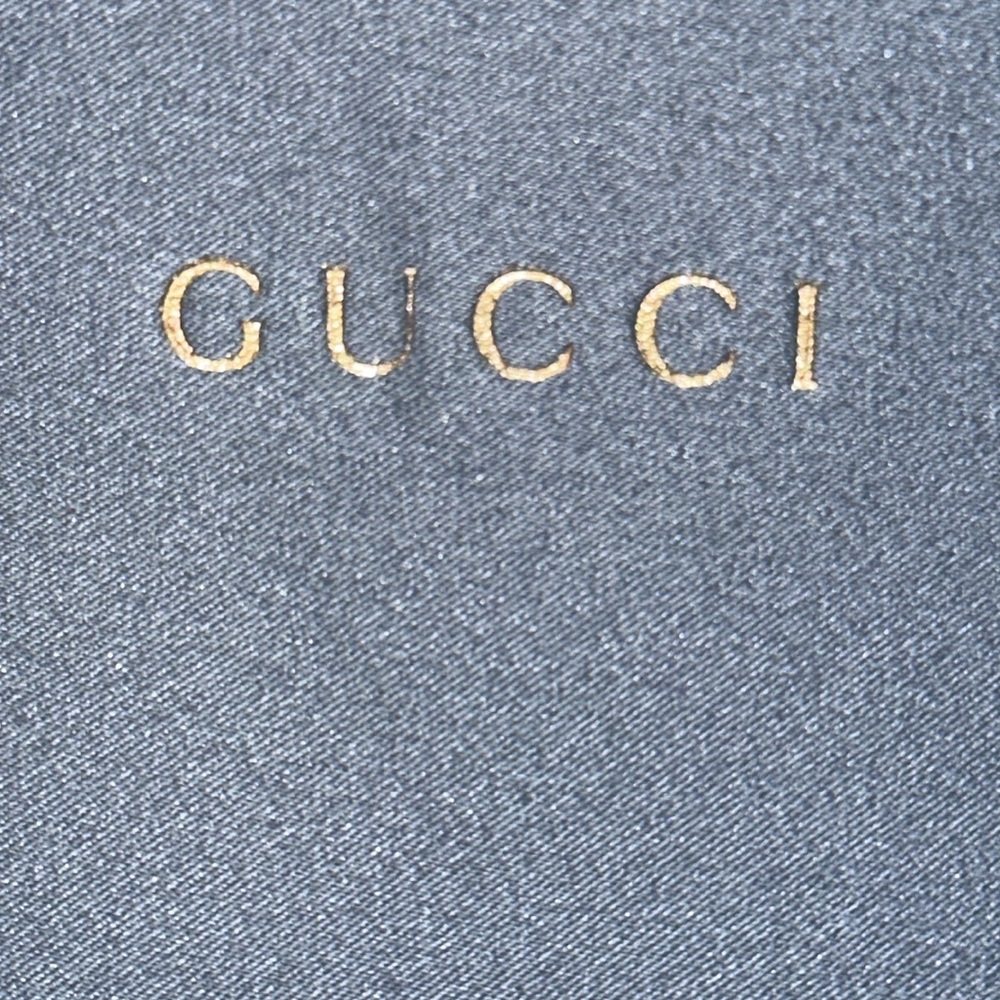 Gucci‎ Black Velvet Blue Interior Sunglass Case - Picture 4 of 5